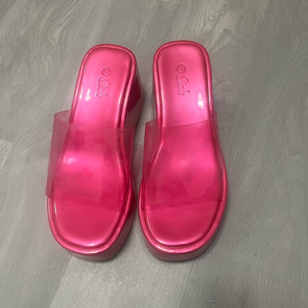 Pink Platform Sandals